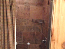 Bath pic of Remington Cabin at Ruffed Grouse Lodge in Phillips, WI