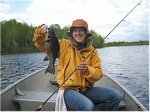 Fishing at Ruffed Grouse Lodge - fishing and hunting accommodations in phillips wisconsin 