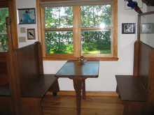 Dining room picture of Timberdoodle cabin at Ruffed Grouse Lodge in Northern Wisconsin